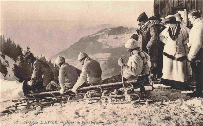 Bob Bobsport Bobsleigh Traineaux Schlitten Sport hiver