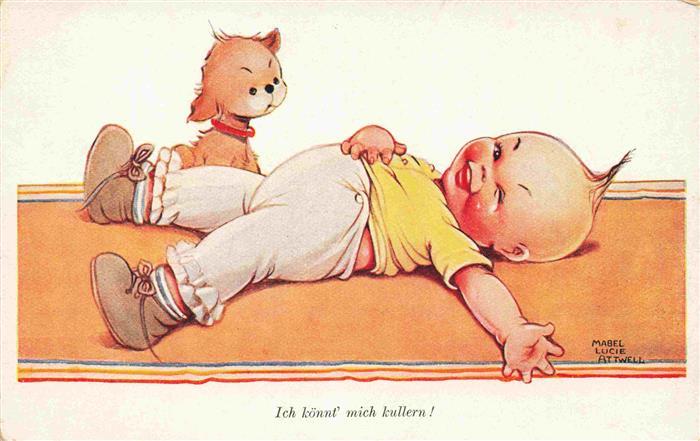 Verlag Primus Nr. 2530 Baby Mabel Lucie Attwell koennt mich kullern