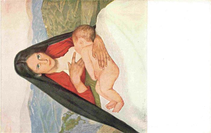 Wellmann Rob: Kuenstlerkarte Junge Sabinische Mutter