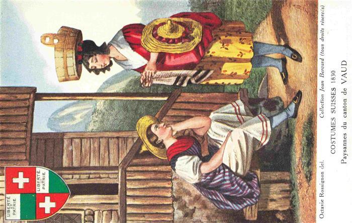 Trachten Schweiz Paysannes canton Vaud
