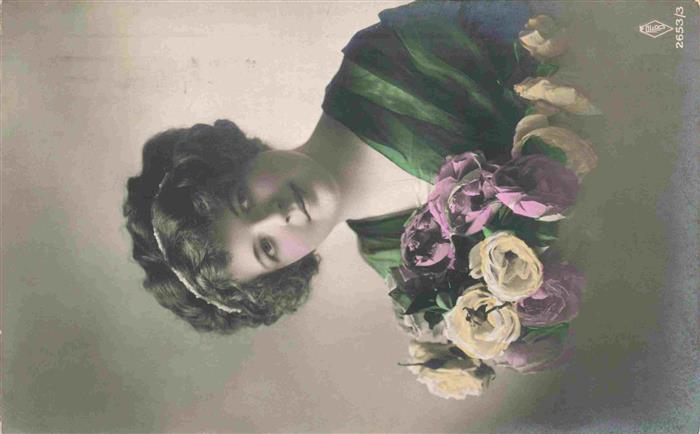 Foto PFB Nr. 2653/3 Frau Rosen Blümen