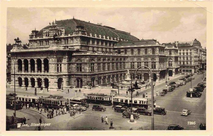 Strassenbahn Tramway-- Wien Staatsoper