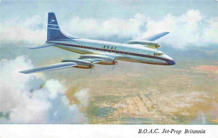 Flugzeuge Zivil B.O.A.C. Jet Prop Britannia
