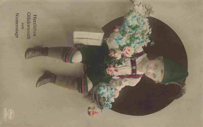 Foto Amag Nr. 62352/1 Namentag Glückwunsch Kind