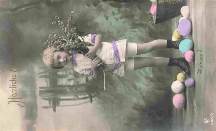 Foto GLCo Nr. 6363/2 Glückwunsch Hänsel Kind Kaikätsc