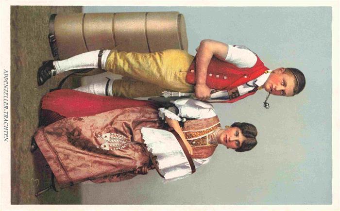 Verlag Kuenzli Zuerich Nr. 8432 Appenzeller Trachten