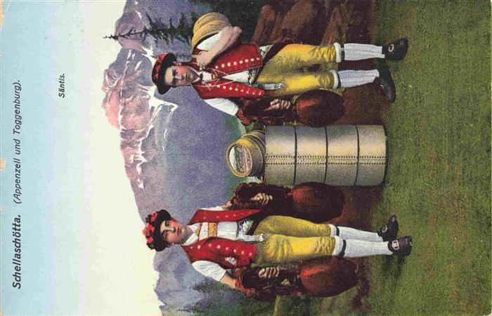 Verlag Kuenzli Zuerich Nr. 5880 Schellaschoetta Appenzell Toggenburg Saentis