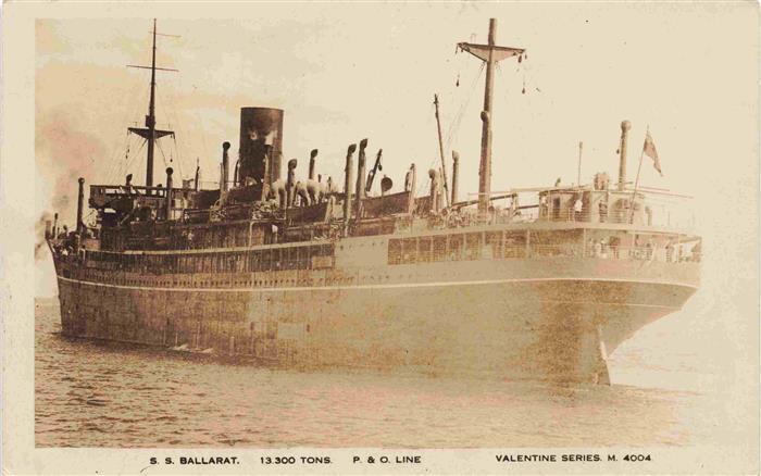 Marine  Warships S.S. Ballarat Alentines