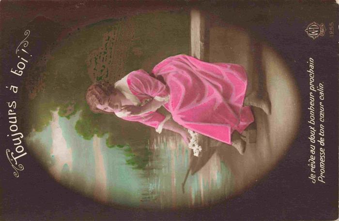 Foto WD Paris Nr. 1255 Toujours Eoi Frau See