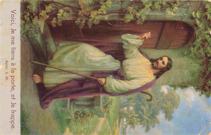 Jesus Christus Christentum Voici tiens porte je frappe