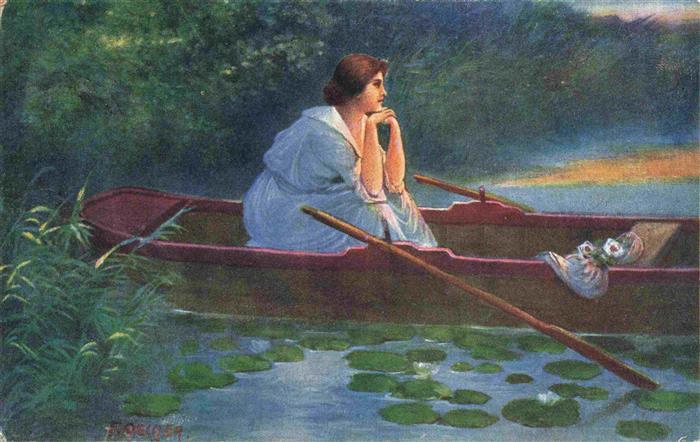 Geiger F. Kuenstlerkarte Suesse Erinnerung