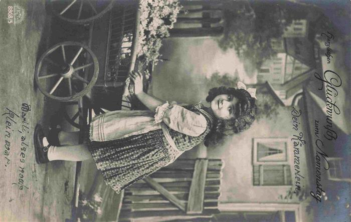 Foto RKL Nr. 8868-5 Namenstage Kämmerlein Kind Mädch