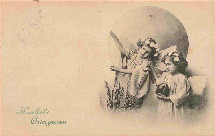 Ostern Easter Paques Pasqua-- Kinder Engel