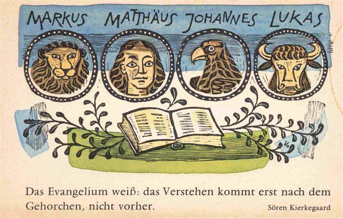 Christliches Christianity Religion Markus Matthaeus Johannes Lukas