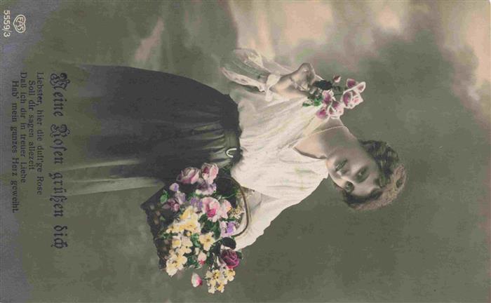 Foto EAS Nr. 5559-3 Frau Rosen Grüße
