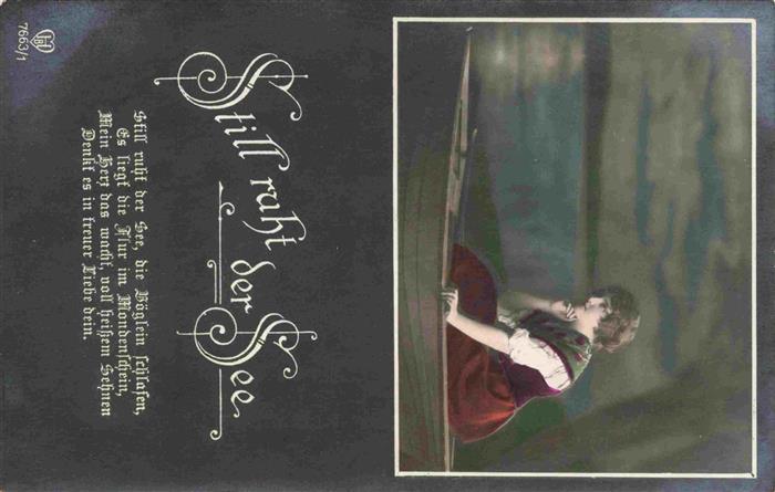 Foto HB Nr. 7663-1 Still ruht der See Frau
