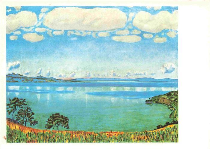 Hodler Ferdinand Kuenstlerkarte Genfersee