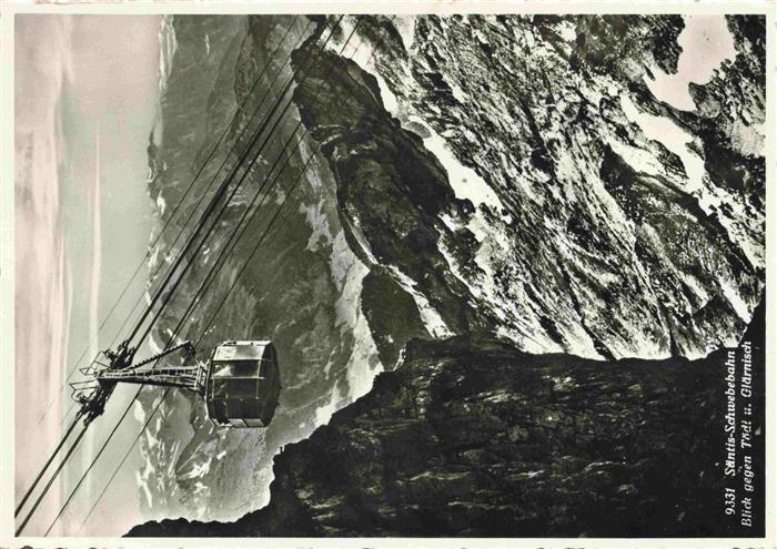 Seilbahn Cable-Car Telepherique saeNTIS toeDL gLaeRNISCH