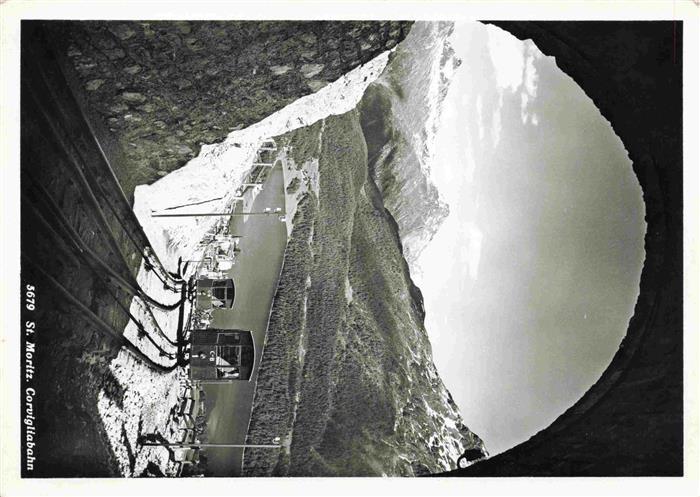 Zahnradbahn Standseilbahn Furniculaire Rack Railway-- St.Moritz Corvigliabahn