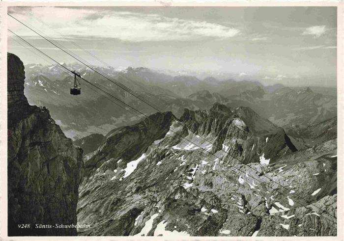 Seilbahn Cable-Car Telepherique Saentis