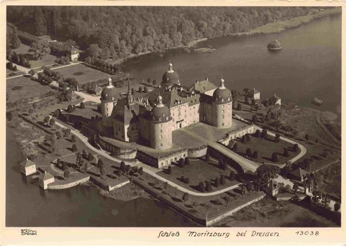 Foto Hahn Nr. 13038 Schloß Moritzburg bei Dresden