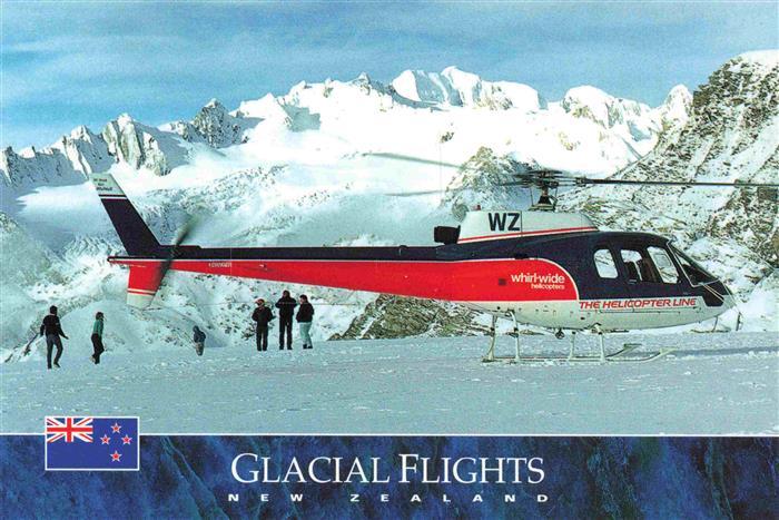 Helicopter Hubschrauber Baumman Glacier Franz Josef Galsier Flights New Zealand