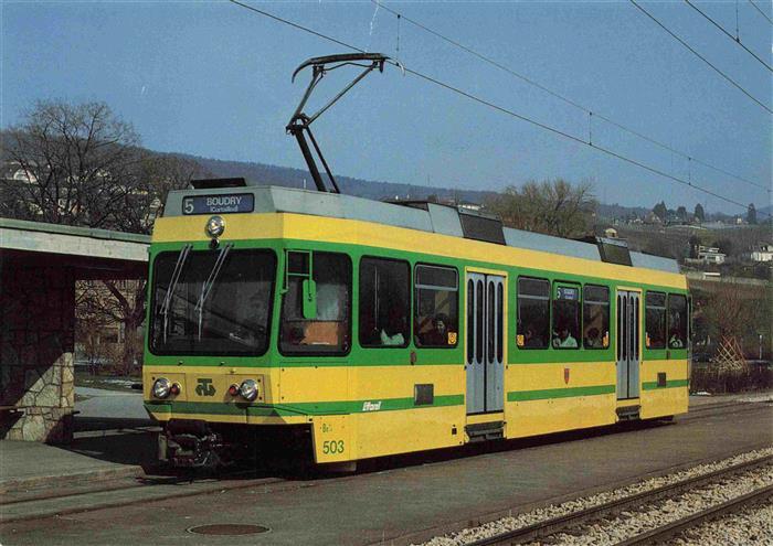 Strassenbahn Tramway-- Tramways de Neuchatel Be 4/4 503 SWS/BBC