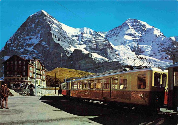 Eisenbahn Railway Chemin de Fer Kleine Scheidegg Eiger Moench