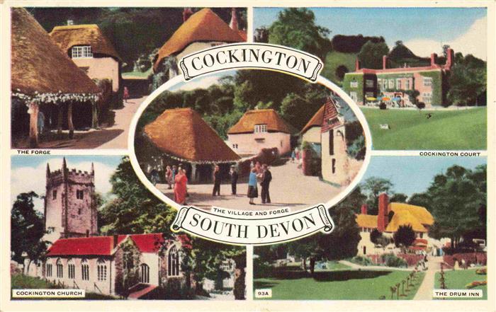 South Devon The Forge Cockington Church Cockington Court The Drum Inn The Villag