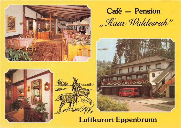 Eppenbrunn Cafe Pension Haus Waldesruh Gastraeume