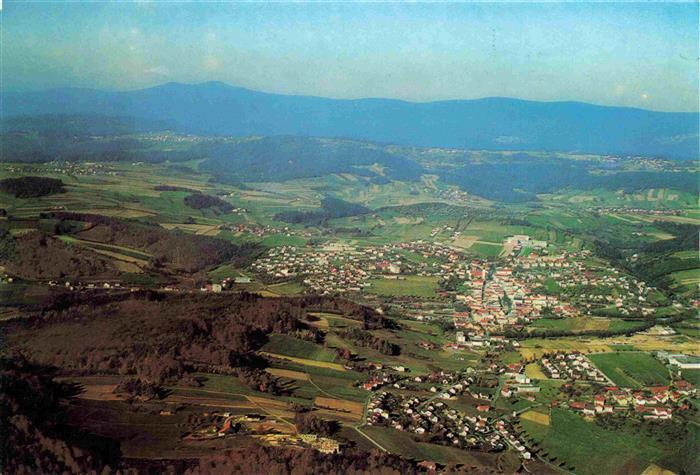 Grafenau Niederbayern Fliegeraufnahme mit Schlag