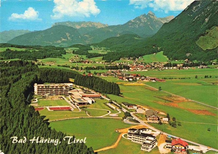 Bad Haering Haering Tirol AT Fliegeraufnahme mit Rehazentrum