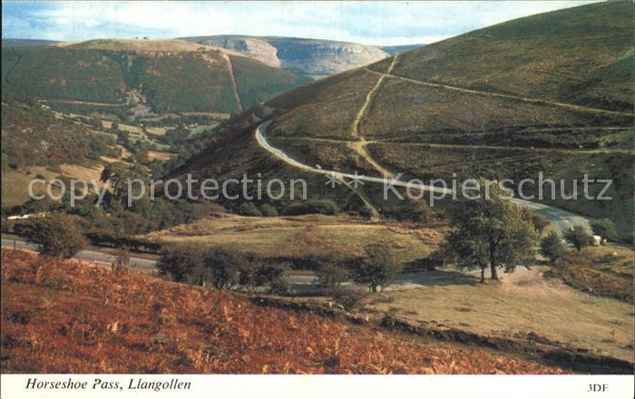 Llangollen Horseshoe Pass Landscape