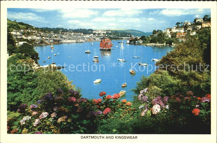 Dartmouth & Kingswear Panorama Harbour Hafen