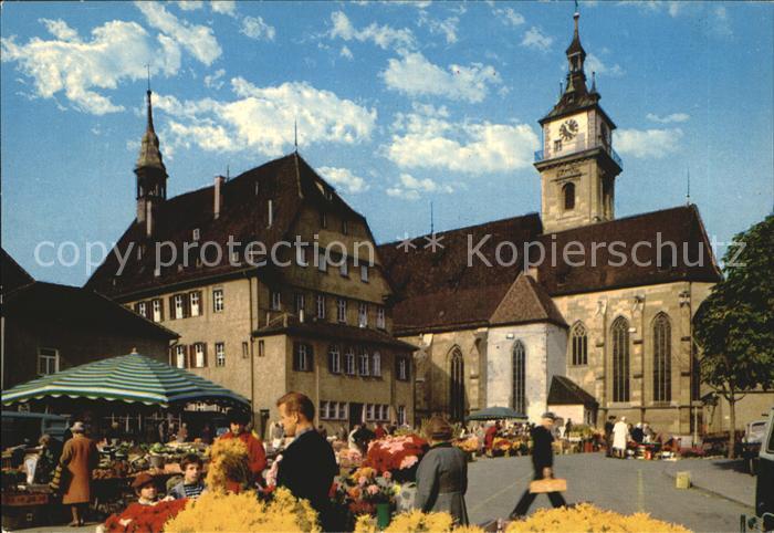 Bad Cannstatt Marktplatz Kirche
