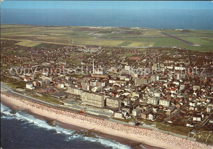 Westerland Sylt Nordseeheilbad Fliegeraufnahme