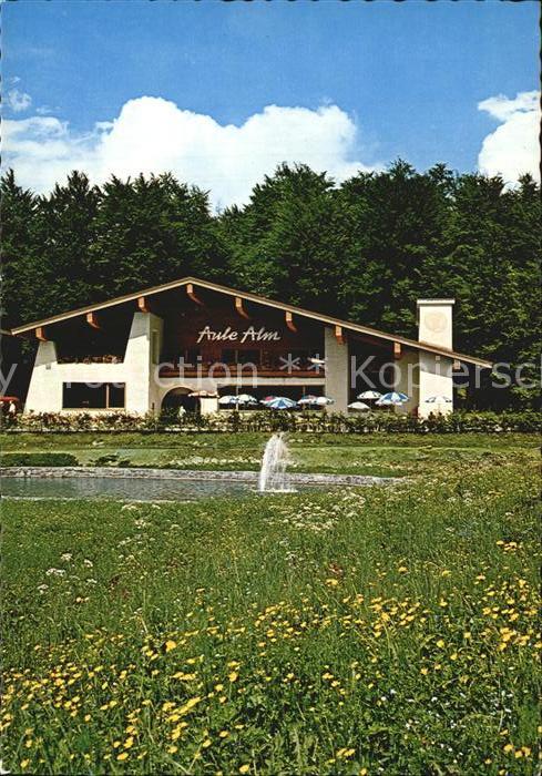 GARMISCH-PARTENKIRCHEN Bayern Aule Alm Gasthaus Huber Karte Nr 10007
