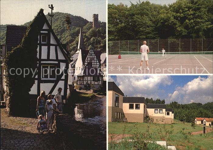 Gunderath Vendorado Ferienpark Heilbachsee Tennisplatz Fachwerkhaeuser