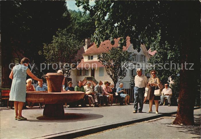 Bad Peterstal-Griesbach Trinkquelle am Stahlbad Renchtal Schwarzwald