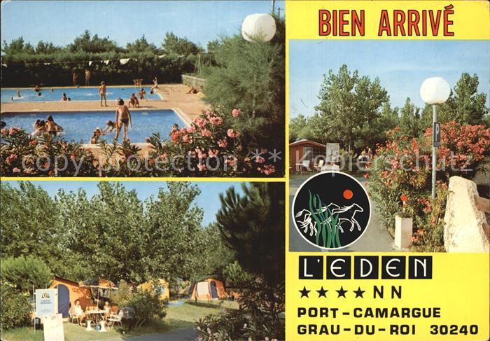 Le Grau-du-Roi Gard Hotel Eden Port Camargue Camping Swimming Pool