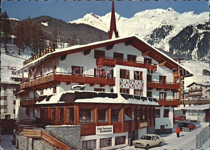 Soelden oetztal Hotel Restaurant Alpenland Wintersportplatz Alpen