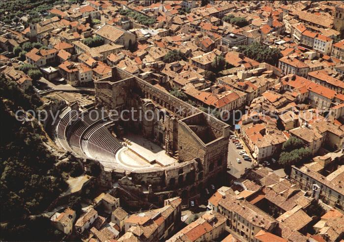 Orange Vaucluse Theatre Antique vue aerienne
