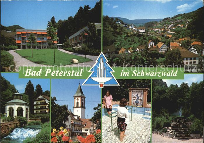 Bad Peterstal-Griesbach Kurhaus Kirche Wasserfall Wassertreten Kneipp Mineralbad