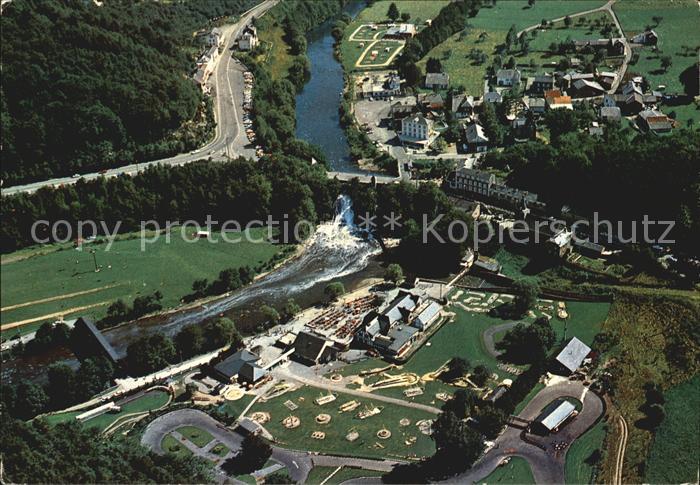 Coo Stavelot sur la riviere Ambleve vue aerienne