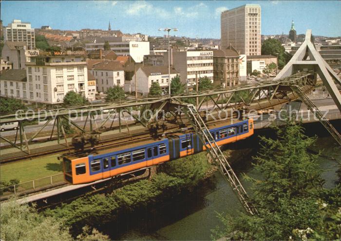 WUPPERTAL NRW Stadtmitte Schwebebahn