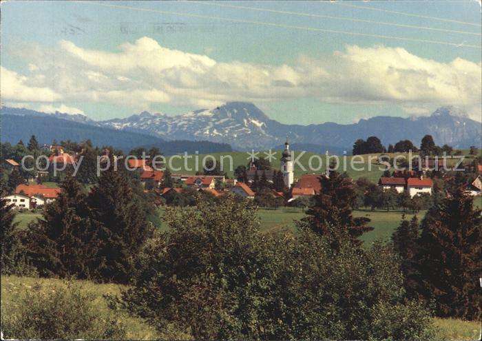 Scheidegg Allgaeu Panorama Kneipp heilklimatischer Kurort Hoher Ifen Widderstein