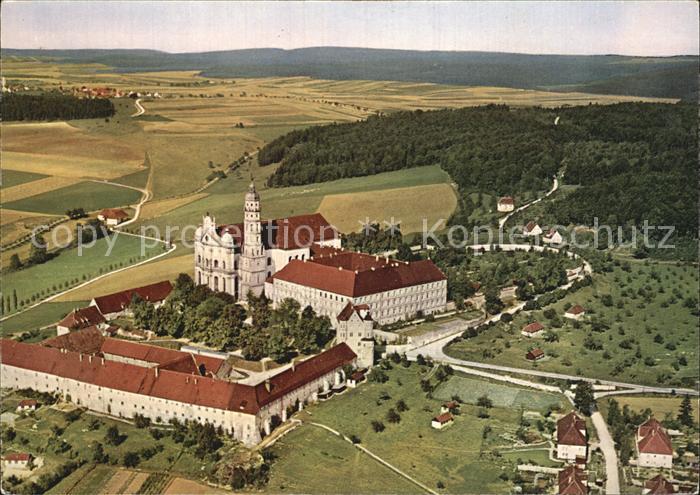 Neresheim Benediktinerkloster Fliegeraufnahme