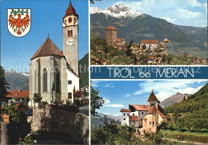 Dorf Tirol Kirche Luftkurort Alpen