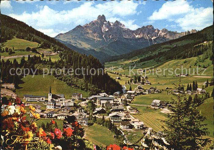 Filzmoos Panorama Luftkurort Sommerfrische Bischofsmuetze Dachsteingebirge