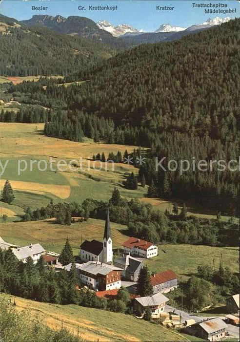 Balderschwang Panorama mit Allgaeuer Alpen